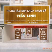 Phương án thiết kế nội thất phòng khám nha khoa Tiến Linh